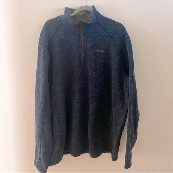 Eddie Bauer Other - EDDIE BAUER BLUE LONG SLEEVE 1/4 ZIP PULLOVER SWEATER MEN’S SIZE 2XL